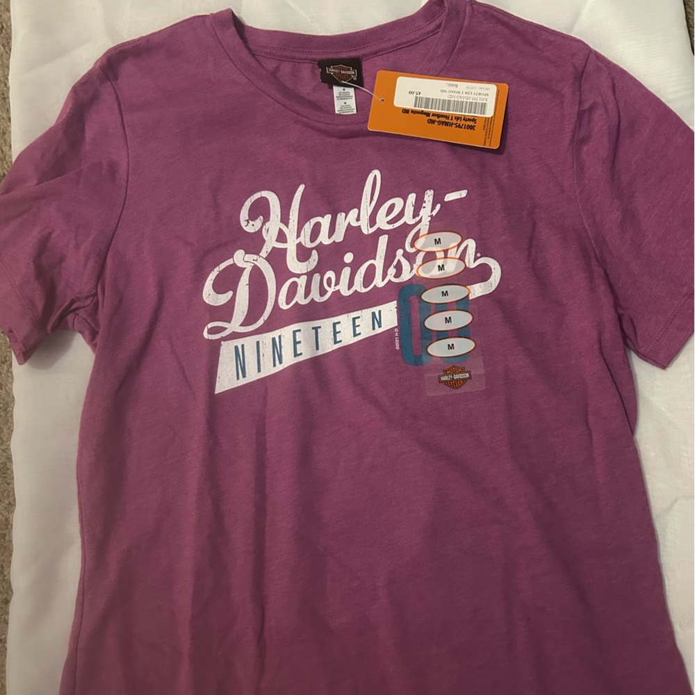 Harley-Davidson Girls Purple Graphic Tee